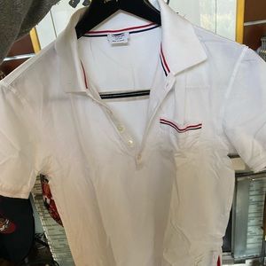 COPY - Beautiful Thom Browne white polo. Just a little wrinkled